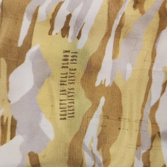 Nwt All Saints Tami Oniyuri Yellow Camo Tank-Size 6​​​​​​​​ - Picture 6 of 6